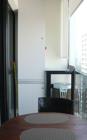Studio à venda com 27m², 1 quarto e sem vagaVaranda