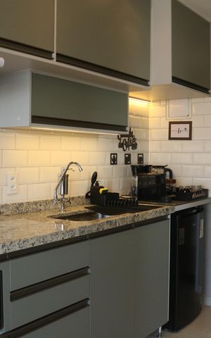 Studio à venda com 27m², 1 quarto e sem vagaCozinha