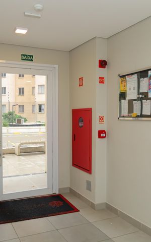 Apartamento para alugar com 32m², 2 quartos e sem vagaÁrea comum - Saguão do prédio