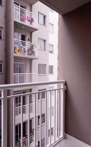 Apartamento para alugar com 40m², 2 quartos e 1 vaga Apartamento para alugar com 40m², 2 quartos e 1 vagaSala - Varanda