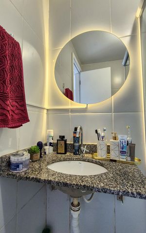 Apartamento à venda com 53m², 2 quartos e 1 vagaBanheiro Social 