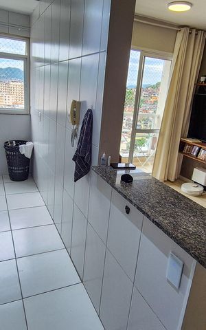 Apartamento à venda com 53m², 2 quartos e 1 vagaCozinha e Área de Serviço