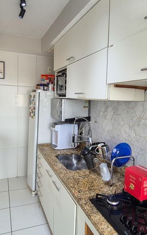 Apartamento à venda com 53m², 2 quartos e 1 vagaCozinha e Área de Serviço
