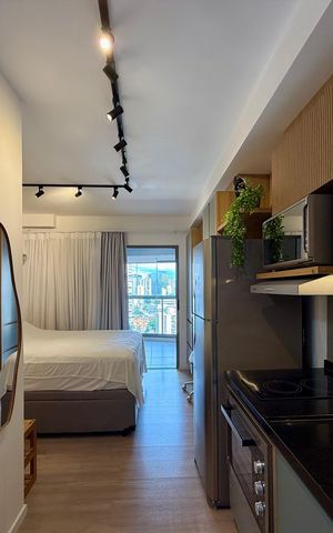 Studio para alugar com 32m², 0 quarto e 1 vaga Studio para alugar com 32m², 0 quarto e 1 vagaCozinha