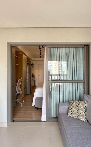 Studio para alugar com 32m², 0 quarto e 1 vaga Studio para alugar com 32m², 0 quarto e 1 vagaSala