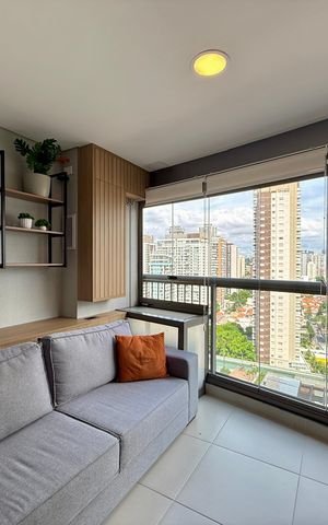 Studio para alugar com 32m², 0 quarto e 1 vaga Studio para alugar com 32m², 0 quarto e 1 vagaSala