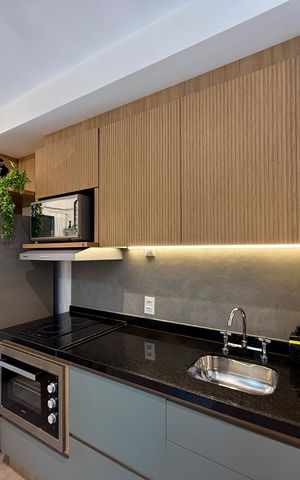 Studio para alugar com 32m², 0 quarto e 1 vaga Studio para alugar com 32m², 0 quarto e 1 vagaCozinha