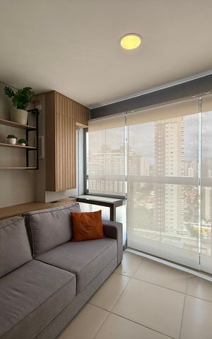 Studio para alugar com 32m², 0 quarto e 1 vaga Studio para alugar com 32m², 0 quarto e 1 vagaSala