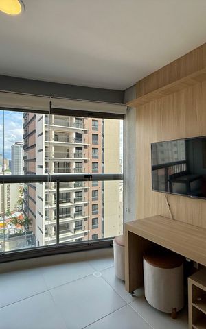 Studio para alugar com 32m², 0 quarto e 1 vaga Studio para alugar com 32m², 0 quarto e 1 vagaSala