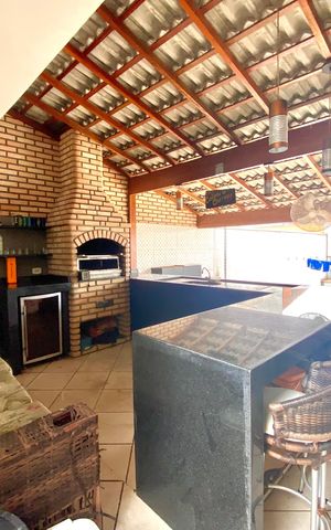 Casa à venda com 202m², 3 quartos e 4 vagas Casa à venda com 202m², 3 quartos e 4 vagasChurrasqueira