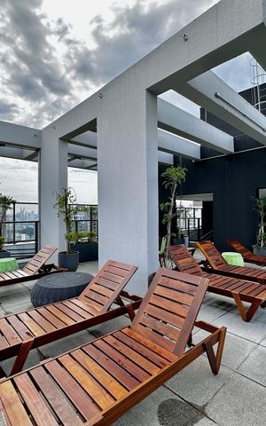 Studio à venda com 27m², 1 quarto e sem vagaÁrea Piscina 