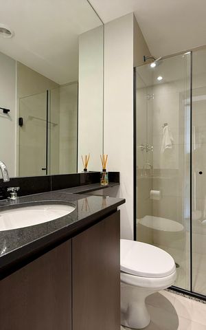 Studio à venda com 27m², 1 quarto e sem vagaBanheiro 