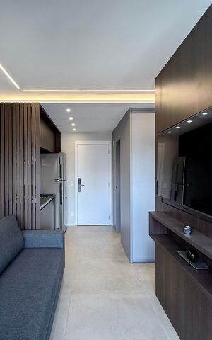 Studio à venda com 27m², 1 quarto e sem vagaSala