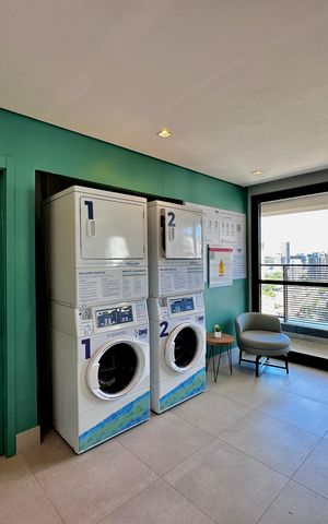 Studio à venda com 27m², 1 quarto e sem vagaLavanderia 
