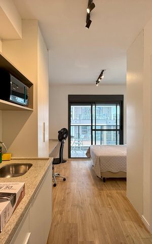 Studio à venda com 26m², 0 quarto e sem vagaCozinha 