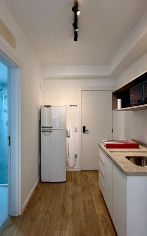 Studio à venda com 26m², 0 quarto e sem vagaCozinha 