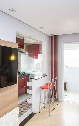 Apartamento à venda com 51m², 2 quartos e 1 vagaSala