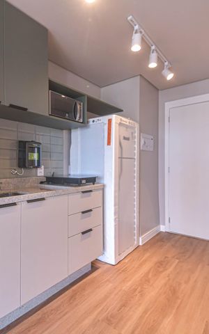 Studio à venda com 23m², 1 quarto e sem vaga Studio à venda com 23m², 1 quarto e sem vagaCozinha