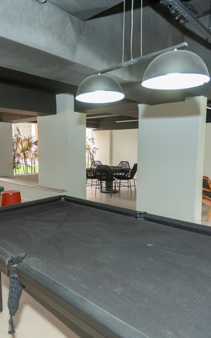 Apartamento para alugar com 35m², 2 quartos e sem vagaSalão de jogos