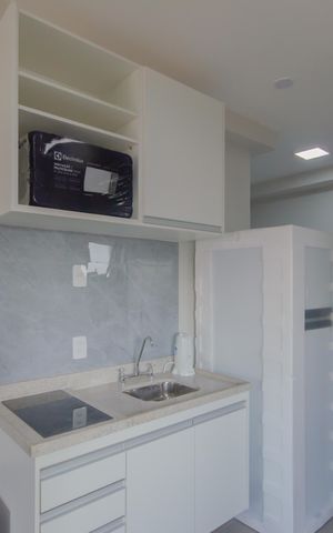 Studio à venda com 35m², 1 quarto e sem vaga Studio à venda com 35m², 1 quarto e sem vagaCozinha