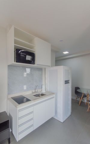 Studio à venda com 35m², 1 quarto e sem vaga Studio à venda com 35m², 1 quarto e sem vagaCozinha