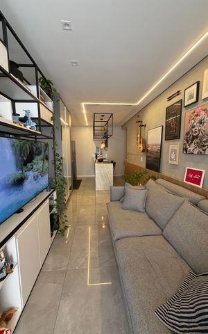 Apartamento à venda com 47m², 1 quarto e 1 vaga