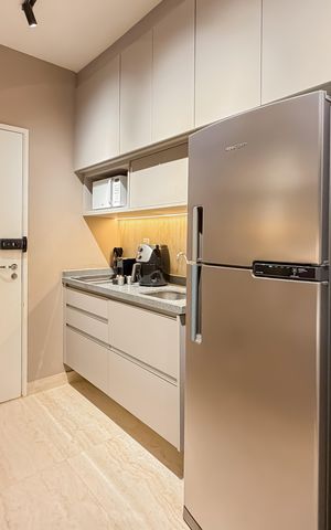 Studio para alugar com 24m², 1 quarto e sem vaga Studio para alugar com 24m², 1 quarto e sem vagaCozinha