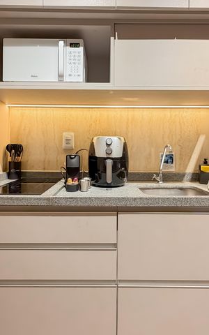 Studio para alugar com 24m², 1 quarto e sem vaga Studio para alugar com 24m², 1 quarto e sem vagaCozinha