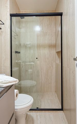 Studio para alugar com 24m², 1 quarto e sem vaga Studio para alugar com 24m², 1 quarto e sem vagaBanheiro
