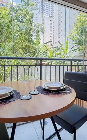 Studio para alugar com 24m², 1 quarto e sem vaga Studio para alugar com 24m², 1 quarto e sem vagaVaranda