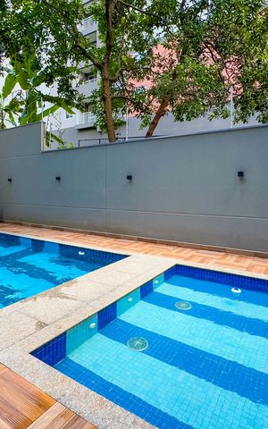 Studio para alugar com 24m², 1 quarto e sem vagaPiscina