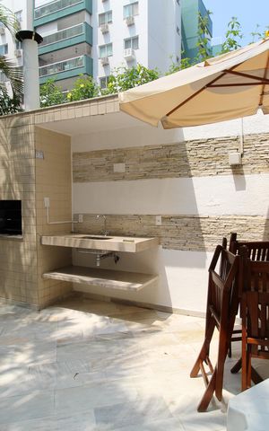 Apartamento à venda com 168m², 3 quartos e 2 vagasÁrea comum - Churrasqueira
