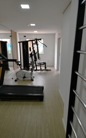Apartamento para alugar com 66m², 2 quartos e 2 vagasÁrea comum - Academia