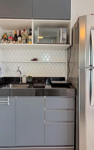 Studio à venda com 21m², 1 quarto e sem vaga Studio à venda com 21m², 1 quarto e sem vagaCozinha