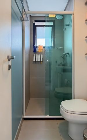 Studio à venda com 21m², 1 quarto e sem vaga Studio à venda com 21m², 1 quarto e sem vagaBanheiro