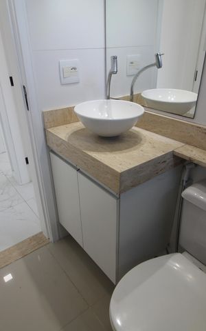 Apartamento à venda com 53m², 2 quartos e 1 vagaBanheiro 
