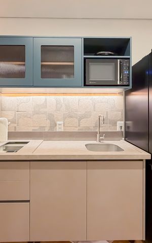 Studio à venda com 24m², 1 quarto e sem vaga Studio à venda com 24m², 1 quarto e sem vagaCozinha