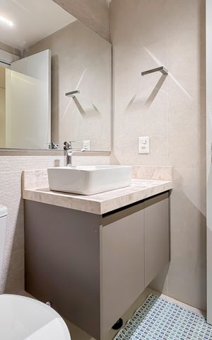 Studio à venda com 24m², 1 quarto e sem vaga Studio à venda com 24m², 1 quarto e sem vagaBanheiro