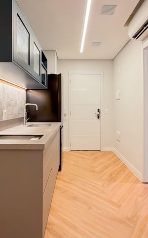 Studio à venda com 24m², 1 quarto e sem vaga Studio à venda com 24m², 1 quarto e sem vagaCozinha