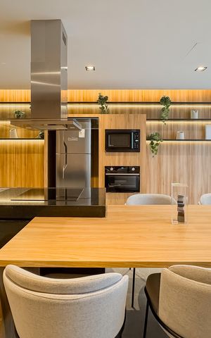 Studio à venda com 24m², 1 quarto e sem vagaEspaço Gourmet