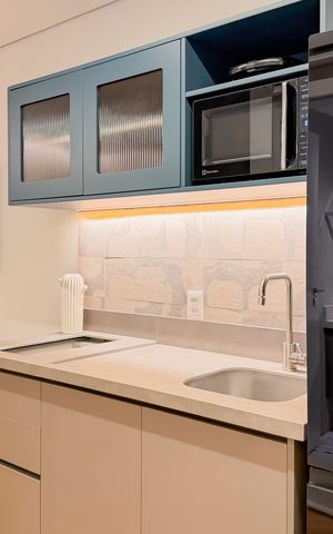 Studio à venda com 24m², 1 quarto e sem vaga Studio à venda com 24m², 1 quarto e sem vagaCozinha