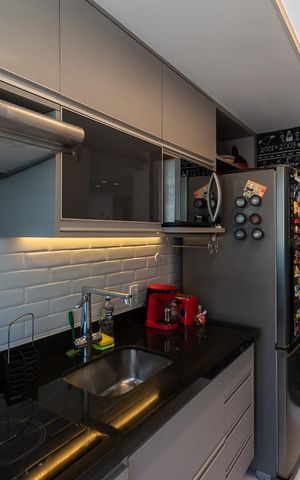 Apartamento à venda com 54m², 2 quartos e 1 vagaCozinha e Área de Serviço