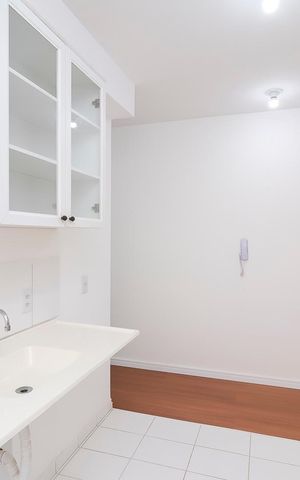 Apartamento para alugar com 44m², 2 quartos e sem vagaCozinha e Área de Serviço