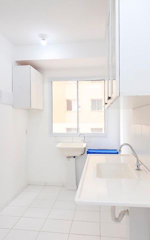 Apartamento para alugar com 44m², 2 quartos e sem vagaCozinha e Área de Serviço