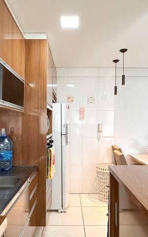 Apartamento à venda com 62m², 2 quartos e 1 vagaCozinha