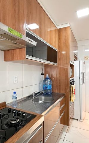 Apartamento à venda com 62m², 2 quartos e 1 vagaCozinha