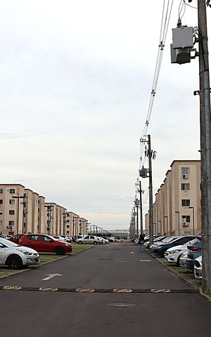 Apartamento à venda com 40m², 2 quartos e 2 vagasFachada do Condomínio