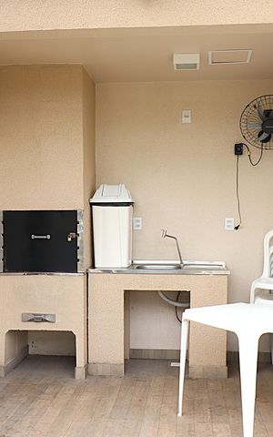 Apartamento à venda com 40m², 2 quartos e 2 vagasÁrea comum - Churrasqueira