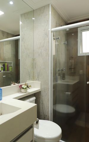 Apartamento à venda com 106m², 3 quartos e 2 vagasBanheiro Social