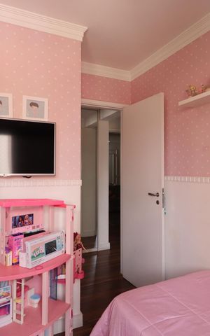 Apartamento à venda com 106m², 3 quartos e 2 vagasQuarto 3